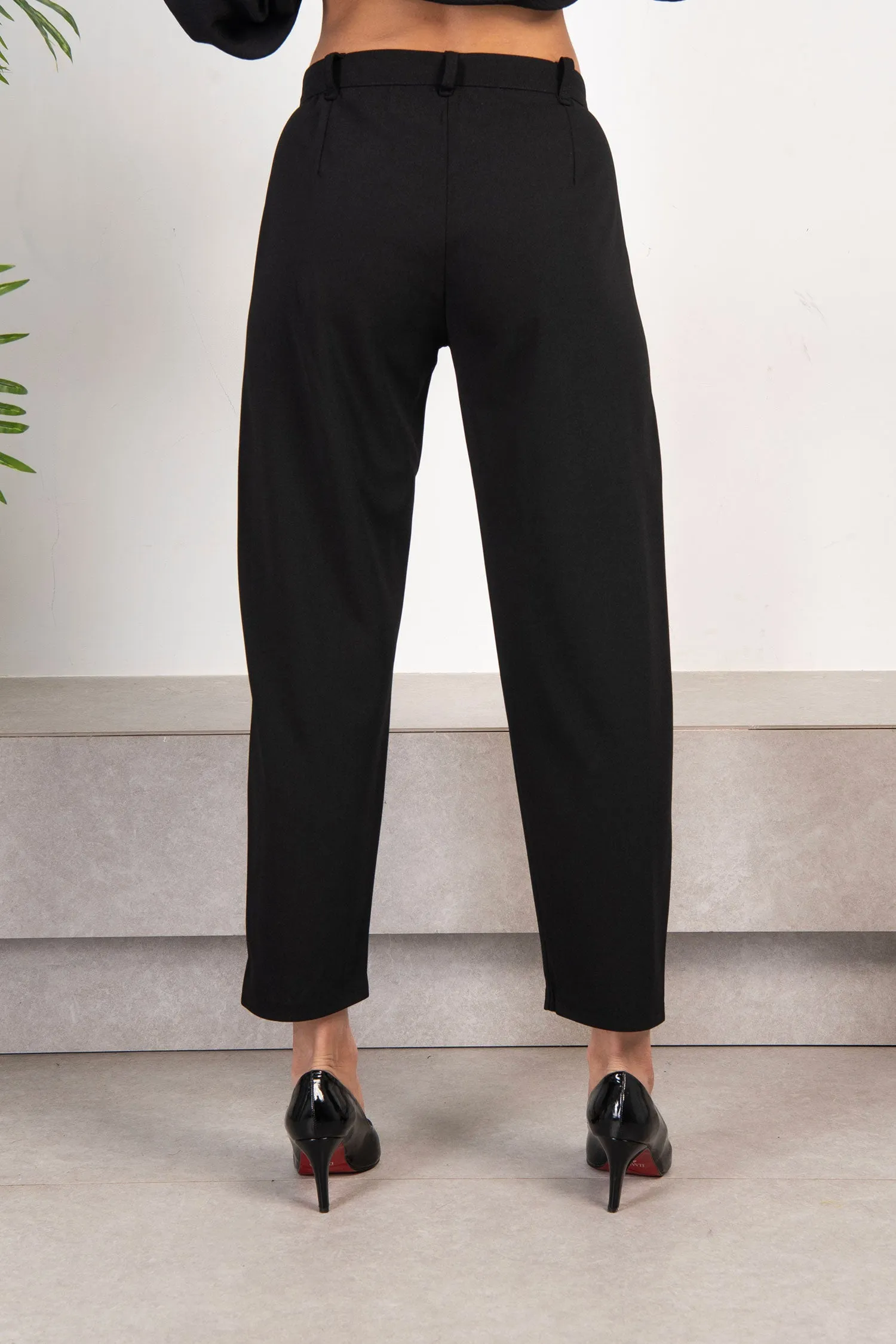 Black Classic Pants - Azul