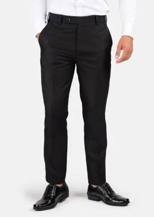 Black Sharkskin Pants