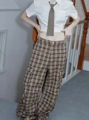 Casual plaid pants