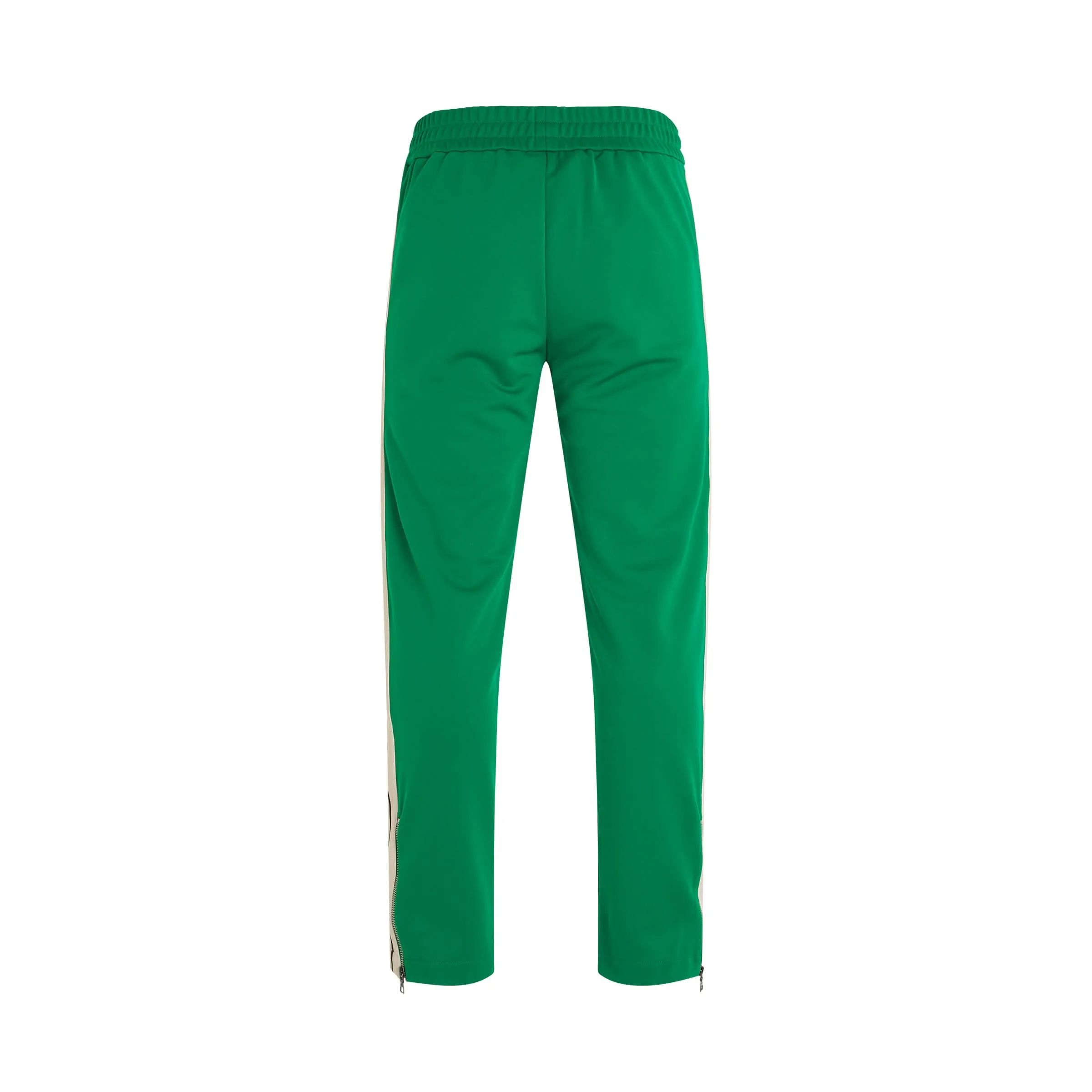 Classic Logo Track Pants in Green/Off White