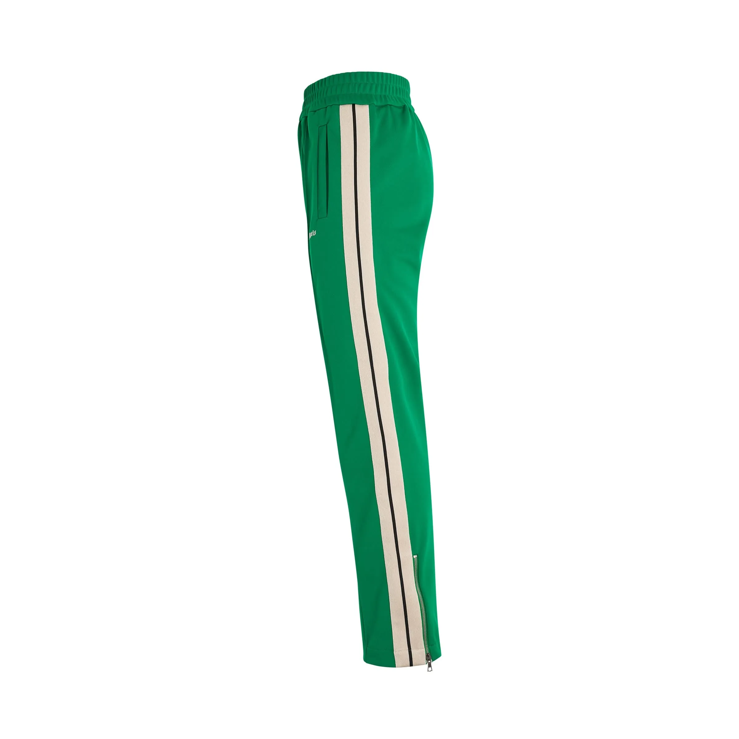 Classic Logo Track Pants in Green/Off White