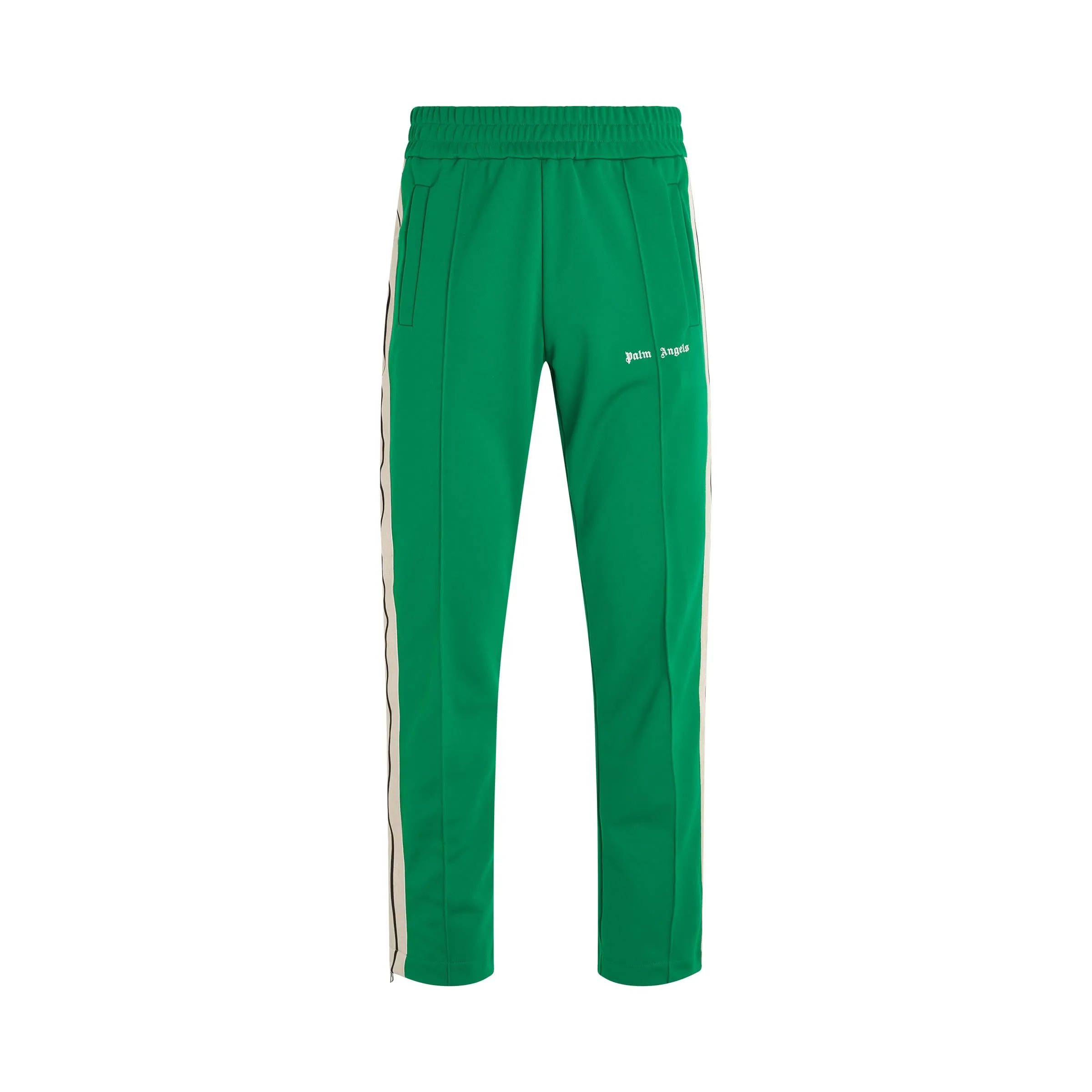 Classic Logo Track Pants in Green/Off White