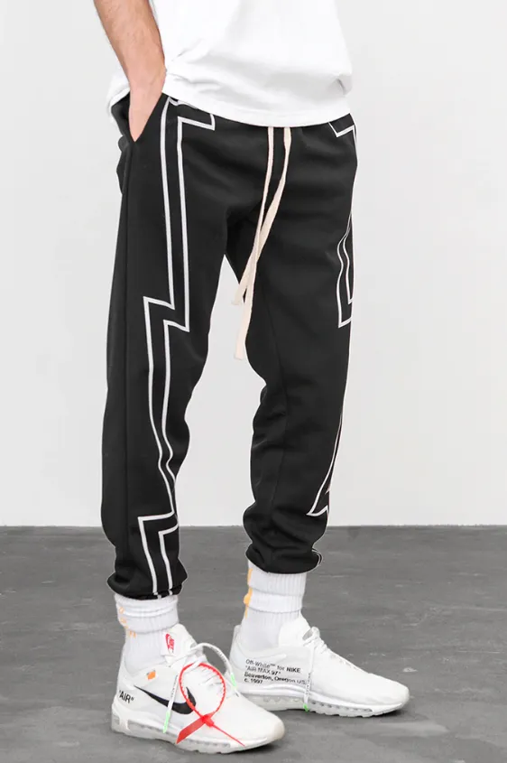 Elastic Waist Track Pants