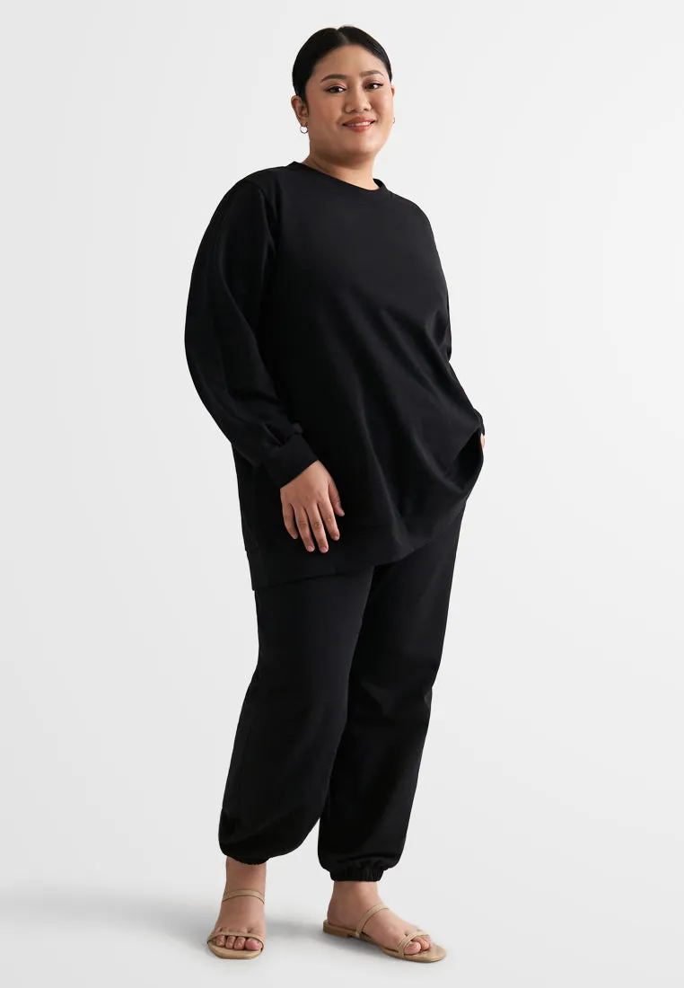 Jordana Minimalist Relaxed Jogger Pants