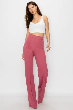 Marsala The Most Popular High Waisted Dress Pants