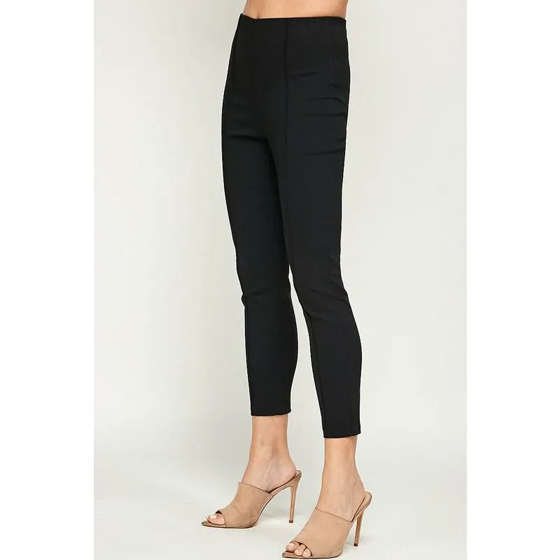 Meg Black Skinny Capri Pants