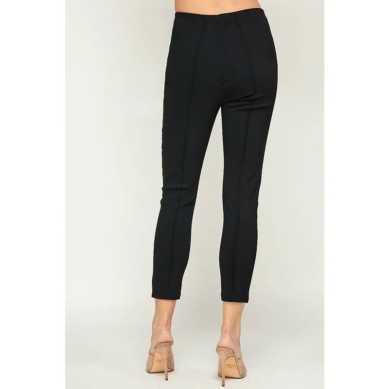 Meg Black Skinny Capri Pants