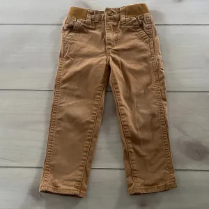 Osh Kosh Khaki Pull On Elastic Waist Pants