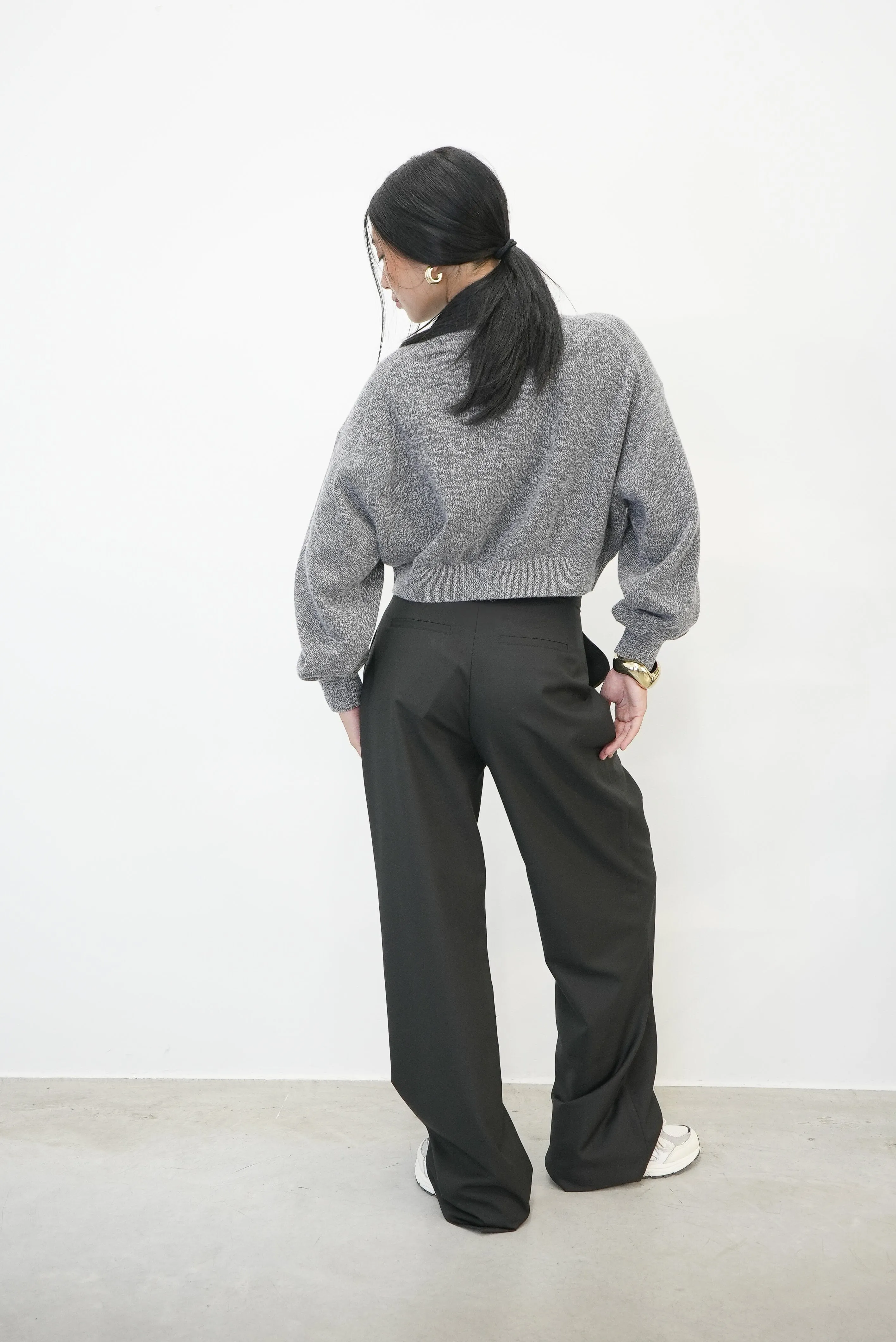 PAULA FRONT CUT PANTS