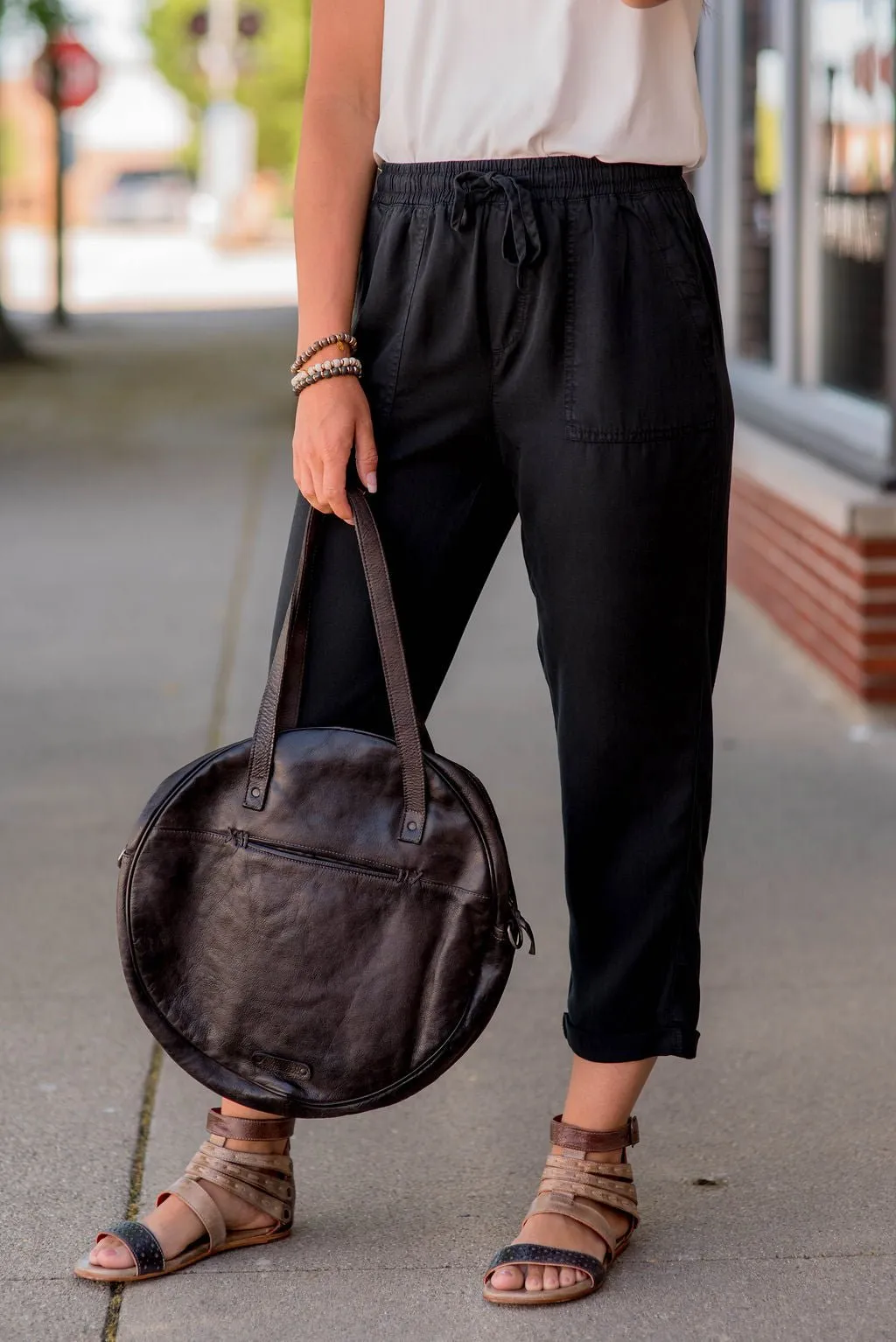 Relaxed Cuffed Bottom Pants