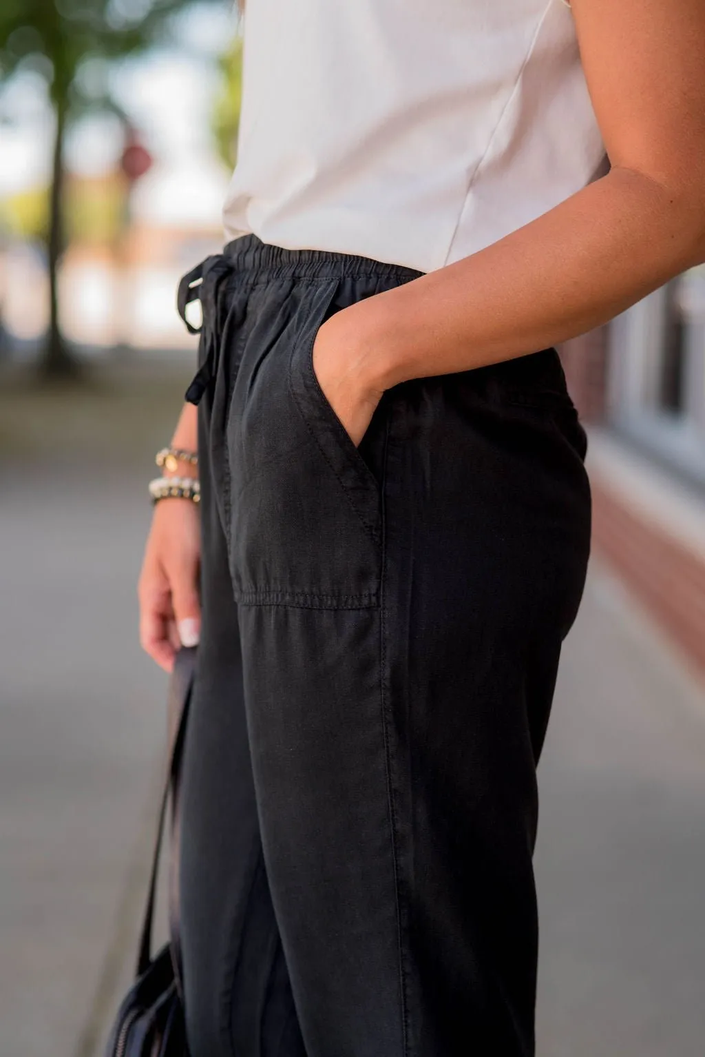 Relaxed Cuffed Bottom Pants