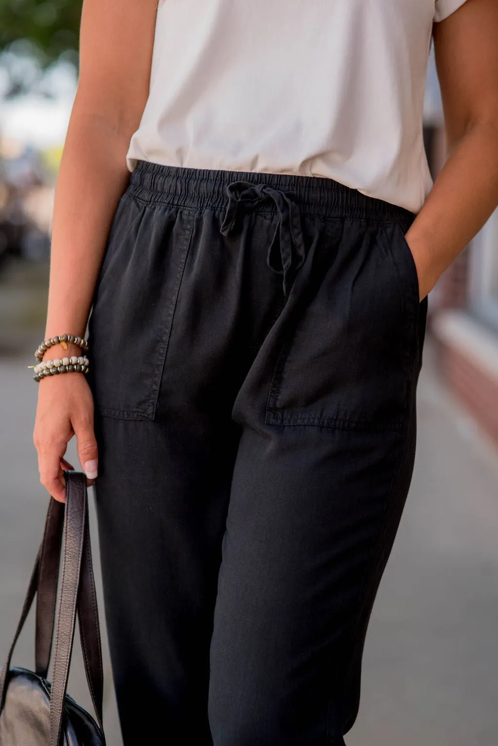 Relaxed Cuffed Bottom Pants