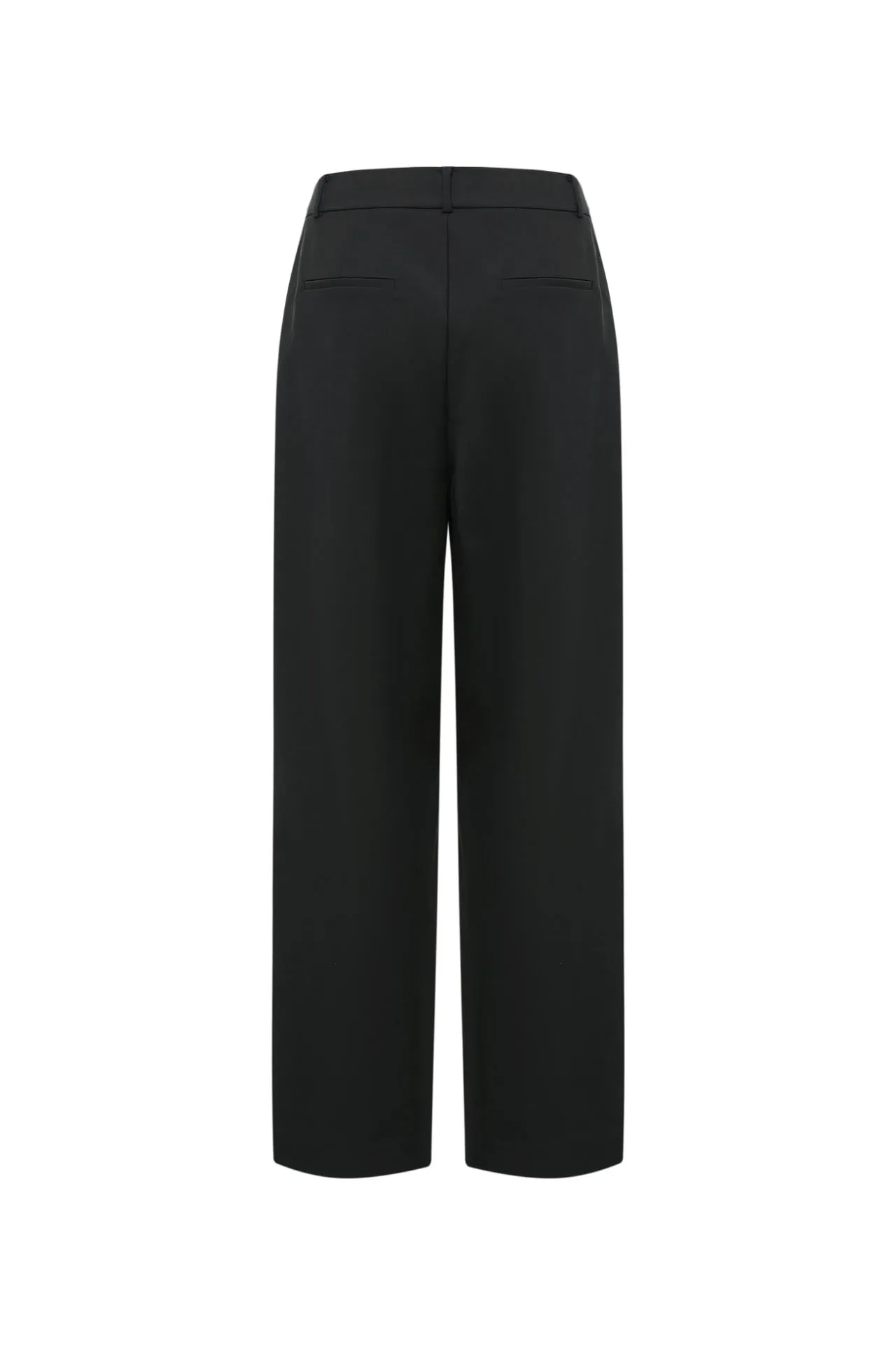 Relaxed Straight Leg Suit Pants