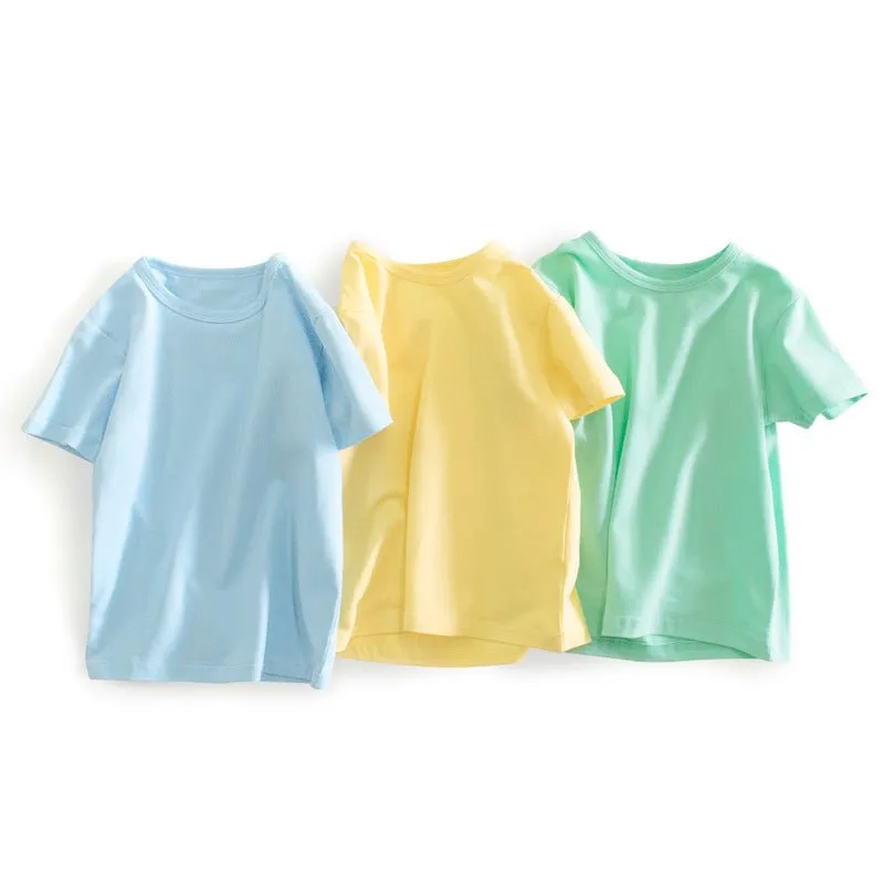 Toddler/Kid Solid Colors T-shirt (3 Colors)